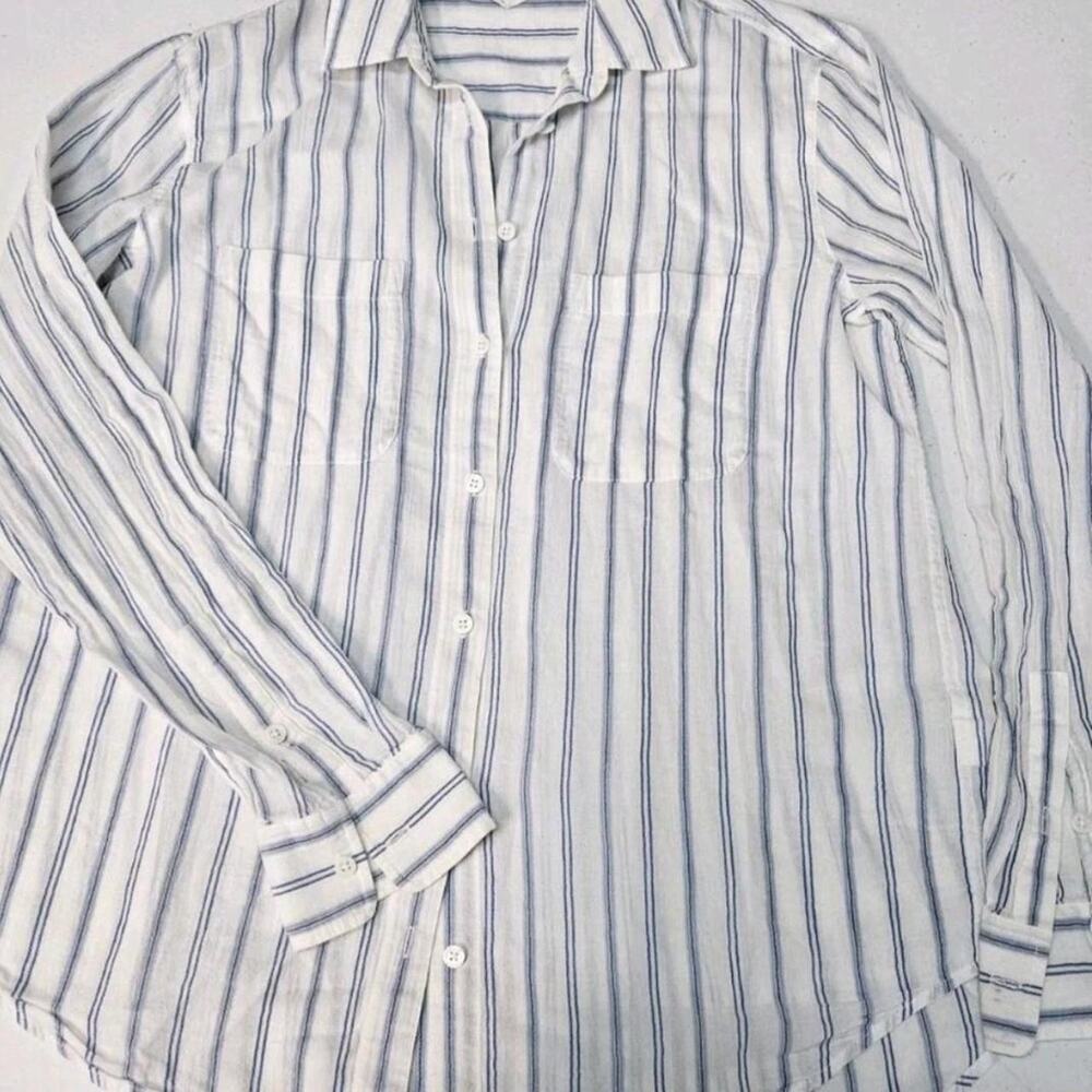 Club monaco striped button down